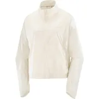 Salomon - Vestuário trail corrida mulher - Shkout Fly Jkt W Whisper White para Mulher - Tamanho XS - Branco