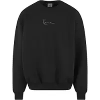 Karl kani Sweatshirt preto / branco