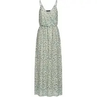 Cloud5ive Vestido de verão verde / branco