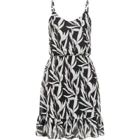 Cloud5ive Vestido de verão preto / branco