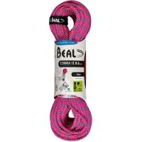 BEAL - Cordas escalada - Cobra II 8.6 mm Golden Dry Fuchsia para Unissexo - Tamanho 50 m - Rosa