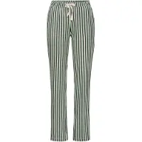 s.Oliver Calças de pijama abe / verde pastel / branco