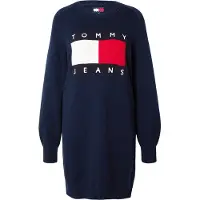 Tommy Hilfiger Vestido Curto De Manga Comprida Dw0dw23315