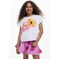 Desigual Camisola amarelo / laranja / cor-de-rosa / branco