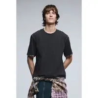 Desigual , Camiseta de manga curta com detalhes de costuras, Homem, AlgodÃO, Preto, M