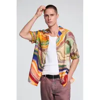 Desigual Camisa mistura de cores