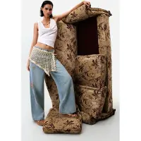 Desigual , Saia pareô curta de crochê, Mulher, AlgodÃO, Branco, U