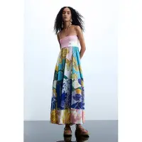 Desigual , Vestido longo estampado, Mulher, PoliÉSter, L