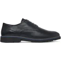 Pikolinos para homem. M7D-4289 Sapatos de couro Alarcon preto (40), Plano, Cordão, Casual