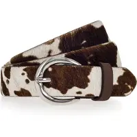 Tamaris Cintos chocolate / branco lã