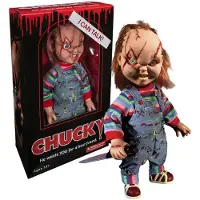 Mezco Chucky Boneco Diabólico Tamanho Real Com Efeito Sonoro