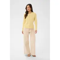 Saint tropez Casaco de malha 'MilaSZ' amarelo claro