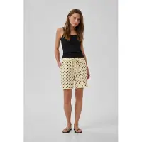 My Essential Wardrobe Calças 'MWNada' amarelo pastel / preto