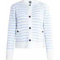 Dreimaster Maritim Casaco de malha azul / preto / branco lã