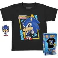 Funko POP! Camiseta De Manga Curta Com Estampa Sonic The Hedgehog