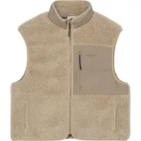 Element - Marcas - Lake Sherpa Vest w Oat Milk para Mulher - Tamanho L