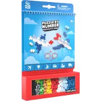 Plus plus Jogo De Construção Activity Pad Transportation 3990