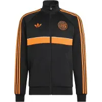 Adidas Casaco de treino 'Ajax Amsterdam' laranja / preto