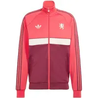Adidas Casaco de treino em moletão 'Olympique Lyon' baga / amora / bordeaux / branco