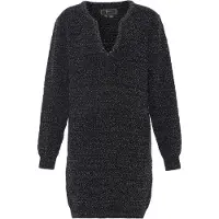 Faina Vestido de malha preto