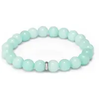 Agato Jade bead Bracciale MINK143/17