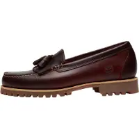Timberland para homem. TB0A2MSCEIW1 Mocassins de Couro Authentic Kiltie bordeaux (42 W), 1 a 3cm, Nenhum, Casual, Grená, Clássico