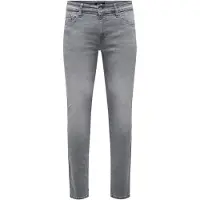 Only & Sons Calças de ganga 'LOOM' cinzento denim
