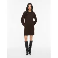 Vila Vestido Curto De Manga Comprida Nikolina