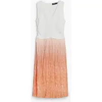 Desigual , Vestido longo degradê, Laranja, M