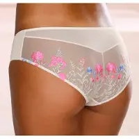 LASCANA Cueca ecru / azul claro / verde pastel / rosa claro