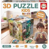 Educa Puzzle Kids Baby Animals 3d