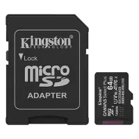 Kingston Canvas Select Plus Gen 3 Cartão de memória microSDXC com adaptador SD | 64 GB