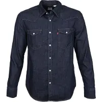 Levi's para homem. 85744-0000 Camisa da marinha ocidental Bartstow (L ), Casual, Algodão, Manga comprida, Sustentável, Marinho