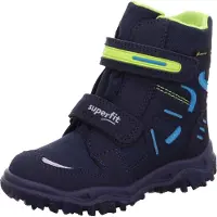 Superfit Bota de neve 'Husky' azul / verde néon