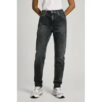 Pepe Jeans para mulher. PL204591XH7 Jeans Tapered Hw preto (31/32), Casual, Algodão, Denim, Sustentável