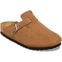 Birkenstock Tamancos Boston Suede Leather