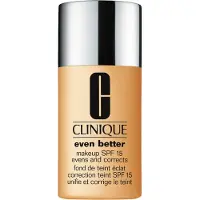 Clinique Even Better, finitura naturale, fondotinta liquido, WN 54, miele di grano, SPF 15, 30 ml