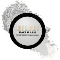 Milani Make It Last, fissativo opacizzante, cipria compatta e fissante 2 in 1, traslucido, 8 g