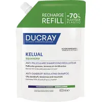 Ducray Kelual Squanorm Shampoo Anti-Caspa Oleosa RECARGA 400 ml