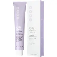 Milk shake Tintura permanente per capelli Creative, senza SLS/SLES, 8.01|8NA Biondo chiaro cenere naturale, 100 ml
