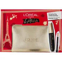 L'Oréal Atelier Kit Set L'Oreal Paris: Volume Million Lashes, Volumizzante e Allungante, Mascara, Nero, 8,9 ml + Paradise, Matita occhi Kajal, 1