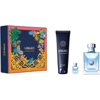 Versace Set: Pour Homme, Eau De Toilette, Per Uomo, 100 ml + Pour Homme, Gel Doccia, Per Capelli E Corpo, Per Tutti I Tipi Di Pelle, 150 ml + Pour Hom