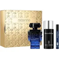 Paco Rabanne Set : Phantom Intense, Eau De Parfum, per uomo, ricaricabile, 100 ml + Phantom Intense, Eau De Parfum, per uomo, 10 ml + Phantom Intense,
