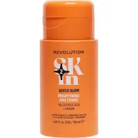 Revolution Skincare Glyco Glow, 5% acido glicolico e zenzero, lozione tonica illuminante, per il viso, 150 ml
