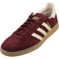 Adidas Originals Sapatilhas baixas 'Handball Spezial' ouro / vermelho vinho / branco