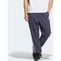 Adidas Wording Loose Fit Wrinkled Nylon Woven Brushed Tricot Lined Pants (Gender Neutral)