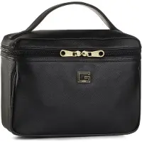 GUESS Nohea Bolsa de Cosméticos em Pele Sintética Preta 29,5x18,5x15 cm