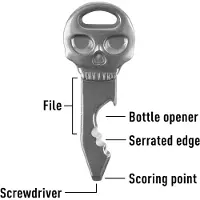 Nite Ize Keychain SkullKey