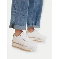 GUESS para mulher. FLJHN4ELE12 Ténis Hansin brancos (41), 3 a 5cm, Cordão, Casual