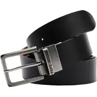 Pepe Jeans para homem. PM021060 Cinto reversível preto (100 cm), Casual, Pele